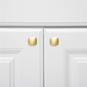 img 1 attached to 🍾 Premium Quality Golden Champagne Cabinet Knobs - 10-Pack - Amazon Basics