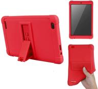 📱 onn 7-inch tablet case (red) - shockproof silicone case with kickstand + pc tablet bracket stand: optimize your search-engine visibility! logo