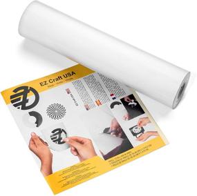 img 3 attached to 🔳 Large Matte White Adhesive Vinyl Roll – High-Quality 12”x40FT White Vinyl Sheets – Premium Matte Adhesive Permanent Vinyl – Top-notch Vynil Wrap for Cricut and Other Cutters – EZ Craft USA