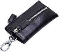 linsam holder case，portable leather chain logo