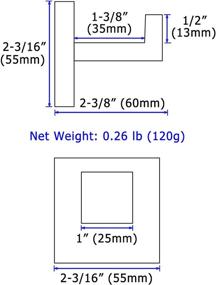 img 3 attached to Банный халат Angle Simple из нержавеющей стали