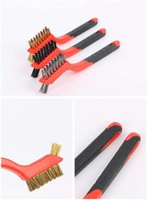 img 1 attached to 🖌️ QIXIAN Hard Reach Brush Set - 3 Pieces