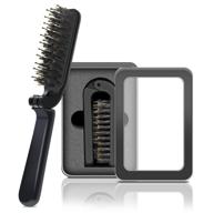 aozzy travel folding bristle hairbrush logo