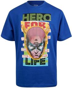 img 4 attached to 🦸 Marvel Avengers Sequins Character T Shirts for Boys: Unleash the Power of Style!