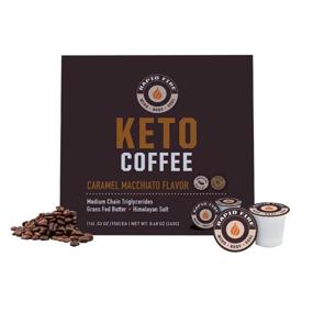 img 4 attached to ☕ Keto Caramel Macchiato High Performance Coffee Pods - Energy Support, Metabolism Boost, Weight Loss Diet, Single Serve K Cup, Brown, 16 Count
