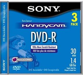 img 4 attached to 📀 Sony 8cm DVD-R with Hangtab (Pack of 3)