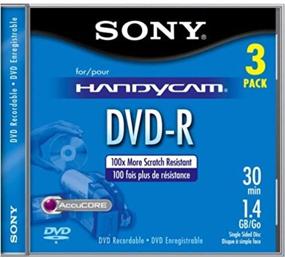 img 3 attached to 📀 Sony 8cm DVD-R with Hangtab (Pack of 3)