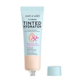 img 3 attached to 💦 Wet n Wild Bare Focus Tinted Hydrator with Hyaluronic Acid, Light Medium Shade, 0.91 Fl Oz - Nourishing Foundation and Tinted Skin Veil