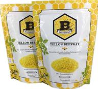 🐝 yellow beeswax pellets, 1lb - cosmetic grade beeswax - triple filtered beeswax (2) by beesworks logo