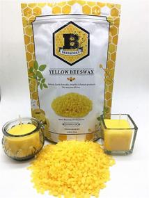 img 1 attached to 🐝 Yellow Beeswax Pellets, 1lb - Cosmetic Grade Beeswax - Triple Filtered Beeswax (2) by Beesworks