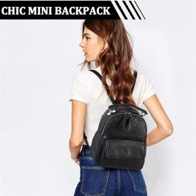 img 3 attached to Backpack ChaseChic Pocket Convertible Shoulder Women's Handbags & Wallets and Fashion Backpacks