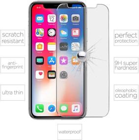 img 2 attached to 📱 (3 пакета) Защитная пленка для экрана iPhone 12 Mini - Закаленное стекло для Apple iPhone 12 Mini (2020) - 5,4 дюйма - Устойчивая к царапинам и без пузырей - Совместимо с чехлами - От Mase home (12 MINI)
