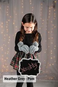 img 2 attached to 🧤 EK34 25MTKIDS 80 Mittens: Adorable Girls Fuzzy Gloves for Cold Weather!