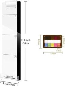 img 2 attached to LRZCGB Monitor Memo Board, Acrylic Sticky Reminder Message Boards for Left Computer Monitors Screen