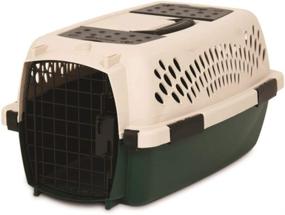 img 4 attached to 🐶 Petmate Ruff Maxx Kennel 19" - Portable and Secure Travel Crate for Small Pets up to 10lbs