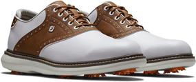 img 3 attached to 👞 FootJoy Men's Traditions White Brown: Classic Elegance and Uncompromised Comfort