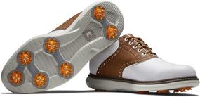 img 2 attached to 👞 FootJoy Men's Traditions White Brown: Classic Elegance and Uncompromised Comfort
