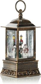 img 3 attached to 🎅 Magical Christmas Light-Up Snow Globe Lantern with Santa and Friends