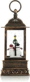 img 2 attached to 🎅 Magical Christmas Light-Up Snow Globe Lantern with Santa and Friends