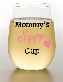 img 2 attached to 🍷 Mommy's Sippy Cup 15oz - Funny Wine Glass for Mom - Perfect Mother's Day, Birthday, or Gift Idea for Her