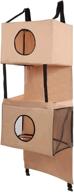 🐱 mimu door hanging cat tower: space-saving door mount cat condo and playhouse for climbing and playtime! logo