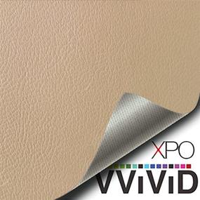 img 1 attached to 🌙 High-Quality Beige Adhesive Weatherproof Faux Leather Marine Vinyl (1.49ft x 54")