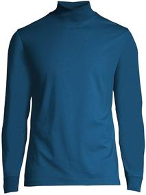 img 1 attached to 👕 Lands End Super T Mockneck Regular Men's Clothing: Premium T-Shirts & Tanks that Exude Style and Comfort