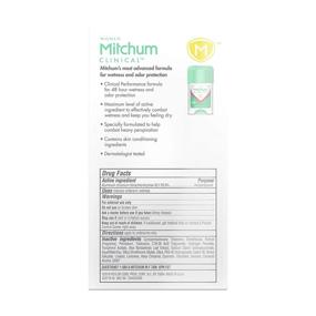 img 2 attached to 🌸 Mitchum Women Clinical Soft Solid Antiperspirant Deodorant, Powder Fresh, 1.6oz (Single Pack)