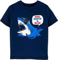 👕 blue sand boys' clothing and swim: kosh boys rashguard logo