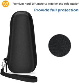 img 2 attached to 🧳 ProCase Carrying Case for Philips Norelco Electric Shaver - Travel Carry Protective Bag for Men's Trimmer and Shaver 4500, 3100, 6400, 9700, 1150x, 8900, 1100 - Black