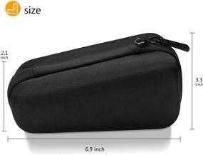 img 3 attached to 🧳 ProCase Carrying Case for Philips Norelco Electric Shaver - Travel Carry Protective Bag for Men's Trimmer and Shaver 4500, 3100, 6400, 9700, 1150x, 8900, 1100 - Black