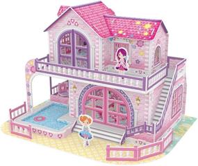 img 4 attached to Unleash Your Imagination with the ALICORN Dollhouse Building Creative Assemble