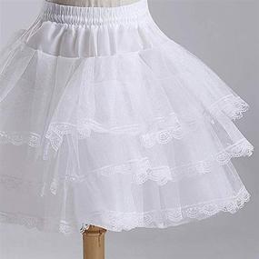 img 1 attached to JoJoHouse Petticoat Crinoline Hoopless Underskirt Girls' Clothing for Skirts & Skorts