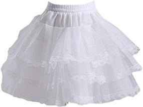 img 3 attached to JoJoHouse Petticoat Crinoline Hoopless Underskirt Girls' Clothing for Skirts & Skorts