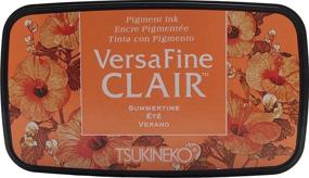 img 1 attached to Enhance Your Crafts with Tsukineko 🎨 VersaFine Clair Summertime Full Size Ink Pad