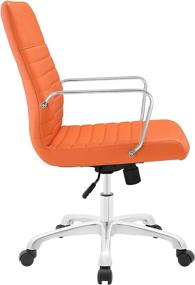 img 2 attached to 🧡 Enhanced Mid Back Office Chair - Modway MO-EEI-1534-ORA in Vibrant Orange