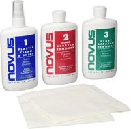 🧼 revitalize and restore 8 ounce novus 7100 plastic polish kit logo