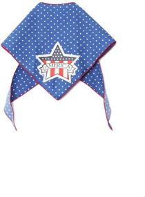 img 1 attached to 🐶 4th of July Independence Day Dog Bandanas by Tail Trends - Fits Medium to Large Sized Dogs with 100% Cotton Fabric