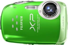 img 3 attached to Fujifilm FinePix XP10 Зеленая водонепроницаемая камера - 12 МП, 5-кратное оптическое увеличение, 2.7-дюймовый ЖК-дисплей для повышенной производительности в любой среде