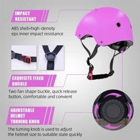 img 1 attached to 🚲 LANOVAGEAR Kids Bike Helmet: Adjustable Toddler to Youth Safety Helmet for Cycling, Skateboarding, Skating & More (2-14 Years Old)