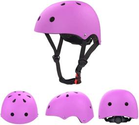 img 3 attached to 🚲 LANOVAGEAR Kids Bike Helmet: Adjustable Toddler to Youth Safety Helmet for Cycling, Skateboarding, Skating & More (2-14 Years Old)