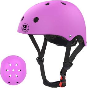 img 4 attached to 🚲 LANOVAGEAR Kids Bike Helmet: Adjustable Toddler to Youth Safety Helmet for Cycling, Skateboarding, Skating & More (2-14 Years Old)