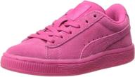 стильные детские кроссовки puma unisex kids suede jr для модных маленьких ножек. логотип