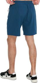 img 2 attached to 🏃 Ultimate Performance: EZRUN Mens 7 Inches Lightweight Quick Dry Running Workout Shorts with UPF 50+ Protection and Zipper Pockets