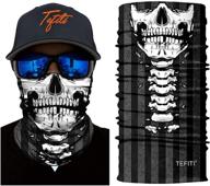 🧣 tefiti neck gaiter face scarf &amp; shield: uv fishing bandana scarf for dust &amp; sun protection - enhance seo logo