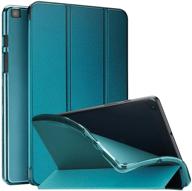 📱 procase galaxy tab a 8.0 2019 case: slim trifold stand folio with flexible tpu back cover - teal logo