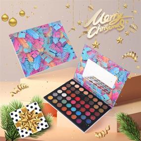 img 2 attached to 🌈 ONLYBETTER Vegan Eyeshadow Palette: Vibrant, Long-lasting 16 Shades Organic Nude Eyeshadow Palette, High Pigment Rainbow Shimmer Palette