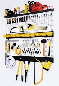 img 1 attached to 🛠️ WALLPEG Overhead Pegboard Organizer Accessories