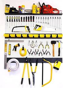 img 4 attached to 🛠️ WALLPEG Overhead Pegboard Organizer Accessories