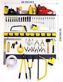 img 2 attached to 🛠️ WALLPEG Overhead Pegboard Organizer Accessories